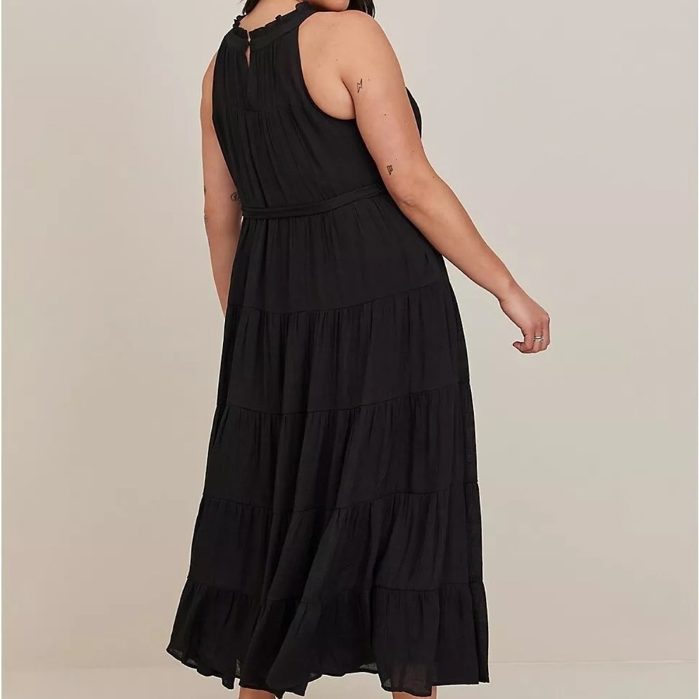 Torrid Elegant Black Maxi Dress